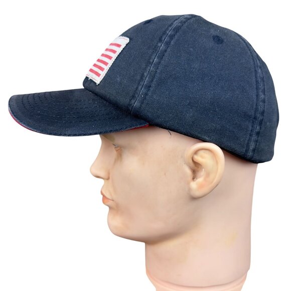 American Revolution Strapback Hat Navy Blue 1776 Flag Patch Yorktown Embroidery - Picture 7 of 14